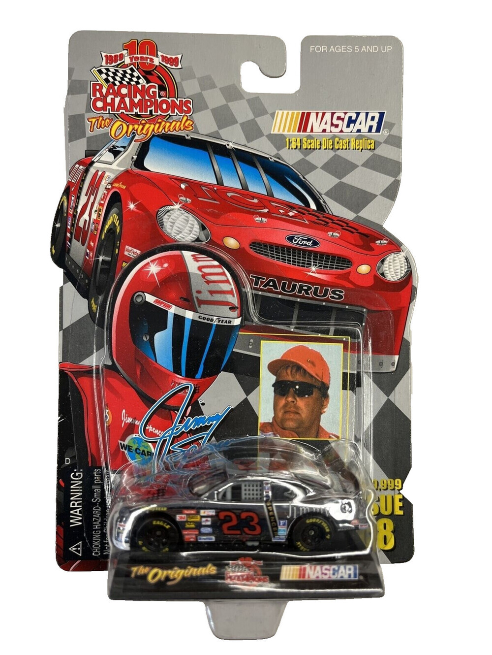 Jimmy Spencer 1999 Racing Champions Ford 1/64 Diecast Car NASCAR Originals